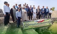 افتتاح قنات روستای جنت آباد کوهستان در جنوب کرمان با حضور معاون آب و خاک وزارت جهاد کشاورزی